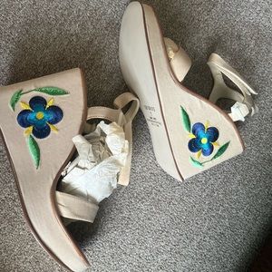 Colin Stuart Platform Wedge Heels